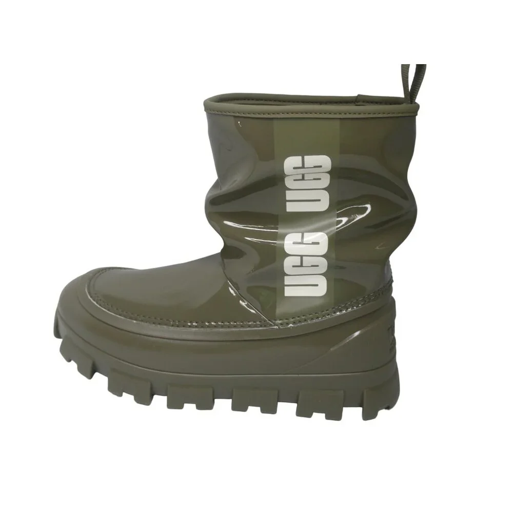 UGG Classic‎ Brella Mini Boot Olive Green Size 6 - Picture 5 of 8